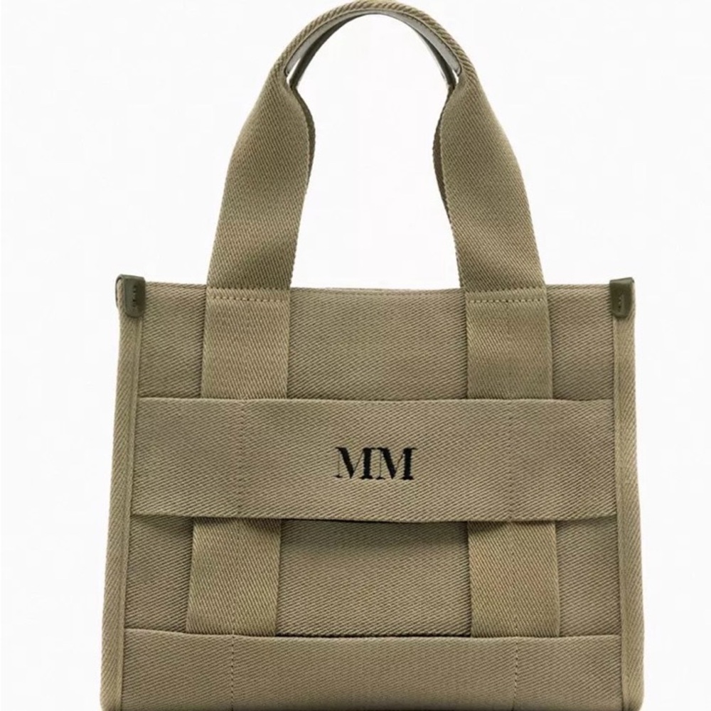 Zara canvas utility handbag (not personalized)